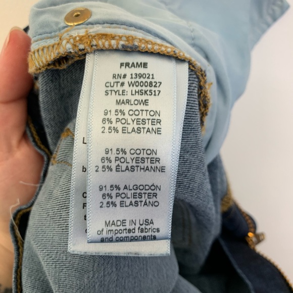 Frame denim distressed le high skinny jeans - Picture 7 of 8